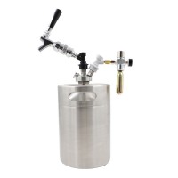 homebrew brewery portable adjustable keg 5l beer dispenser