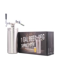 keep beer fresh 2 weeks co2 carbonted portable tabletop durable mini cold draft beer drinkdispensers